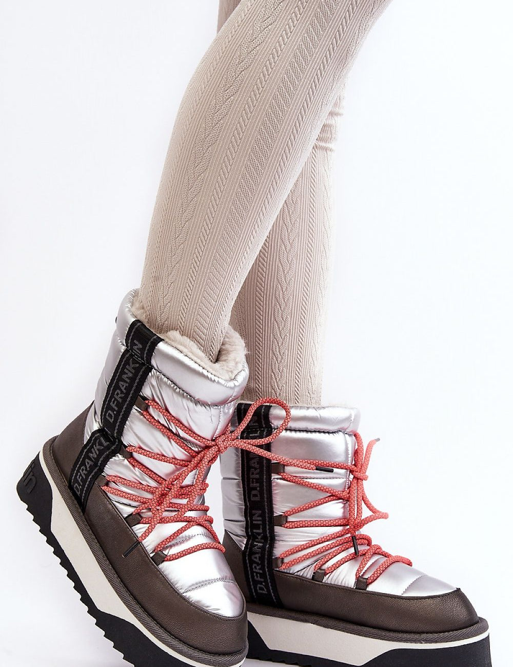 Glacira vegan fur-lined snow boots with non-slip soles and sleek design, perfect for winter warmth and style.