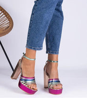  Heel sandals model 214022 PRIMO 