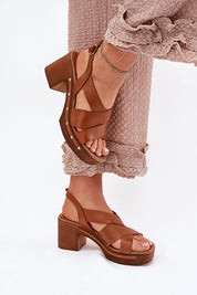  Heel sandals model 214390 Step in style 